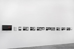 Chris Burden, Chris Burden Deluxe Photo Book, 1974 (view 2). 75 photos framed with hand painted cover, 12 × 12 inches each (30.5 × 30.5 cm), edition of 50