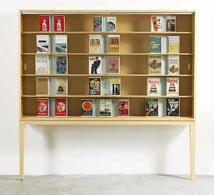 Richard Prince, Untitled (Original), 2008. Furniture, books, sintra and bondo, 85 × 88 ¼ × 13 ¼ inches (216 × 224 × 33.5 cm)