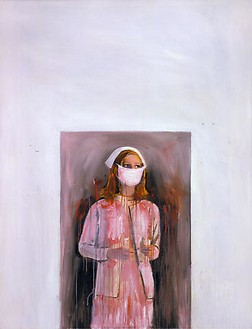 Richard Prince, Untitled (Nurse), 2006 Acrylic and inkjet on canvas, 60 × 48 inches (152.4 × 121.9 cm)
