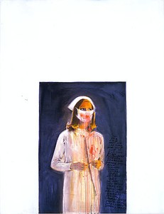 Richard Prince, Untitled (Nurse), 2006. Acrylic and inkjet on canvas, 60 × 48 inches (152.4 × 121.9 cm)