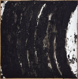Richard Serra, Untitled, 2007 Oilstick on paper, 40 × 40 inches (101.6 × 101.6 cm)