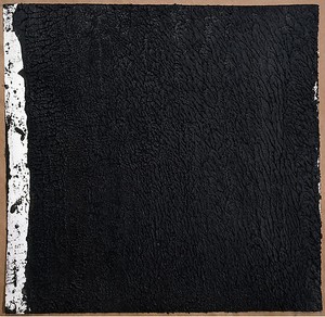 Richard Serra, Solid #20, 2008. Paintstick on handmade paper, 40 × 40 inches (101.6 × 101.6 cm) © Richard Serra