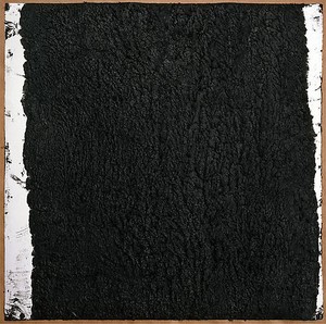 Richard Serra, Solid #27, 2008. Paintstick on handmade paper, 40 × 40 inches (101.6 × 101.6 cm) © Richard Serra