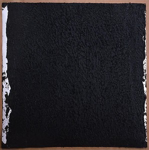 Richard Serra, Solid #12, 2008. Paintstick on handmade paper, 40 × 40 inches (101.6 × 101.6 cm) © Richard Serra