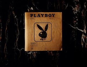 Taryn Simon, Playboy, Braille Edition, Playboy Enterprises, Inc. New York, New York, 2006–07, from the series An American Index of the Hidden and Unfamiliar, 2007. Chromogenic print, framed: 37 ¼ × 44 ½ inches (94.6 × 113 cm), edition of 7 + 2 AP © Taryn Simon