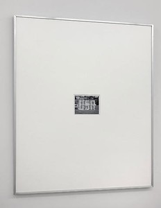 Shannon Ebner, Shrouded Monument, 2008. Chromogenic print, 40 ½ × 48 ½ inches (102.9 × 123.2 cm), edition of 4