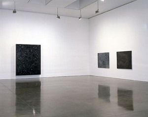 Yayoi Kusama, Steven Parrino, Anselm Reyle. Installation view