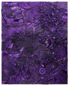 Anselm Reyle, Untitled, 2009. Aluminum, chrome optics, and patina, 95 ⅜ × 75 ¼ inches (242 × 191 cm), 1 of 8 unique versions © Anselm Reyle