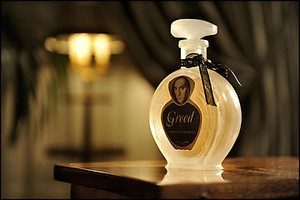 GREED, A New Fragrance by Francesco Vezzoli