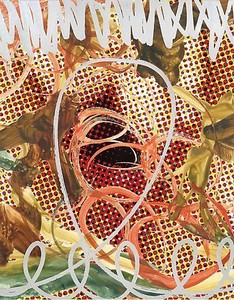 Jeff Koons, Hole III, 2008. Oil on canvas, 108 × 84 inches (274.3 × 213.4 cm) © Jeff Koons