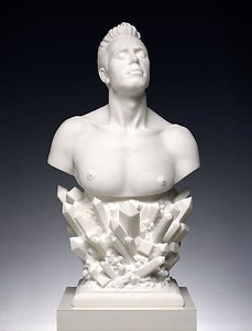 Jeff Koons, Self-Portrait, 1991. Marble, 37 ½ × 20 ½ × 14 ½ inches (95.2 × 52.1 × 36.8 cm), edition of 3