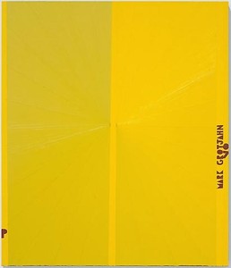 Mark Grotjahn, Untitled (Yellow Butterfly I Red P MARK GROTJAHN 07 781), 2007. Oil on linen, 63 × 53 inches (160 × 134.6 cm) © Mark Grotjahn