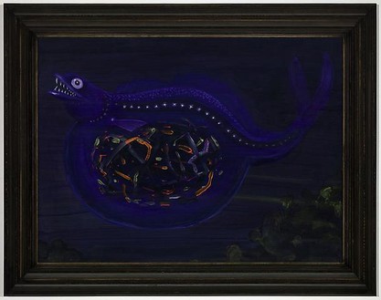 Mike Kelley, Dark Swallower of Souls, 2009 Acrylic on canvas, 22 ¾ × 29 inches (57.8 × 73.7 cm)