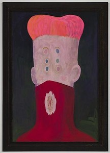 Mike Kelley, Mort's Mouth, 2009. Acrylic on canvas, 41 × 29 ¼ inches (104.1 × 74.3 cm)