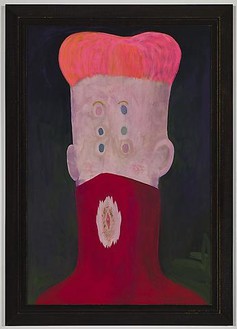 Mike Kelley, Mort's Mouth, 2009 Acrylic on canvas, 41 × 29 ¼ inches (104.1 × 74.3 cm)