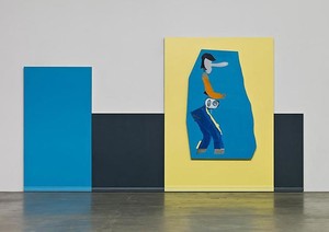 Mike Kelley, Untitled, 2008–09. Acrylic on wood panels, 99 × 179 ¼ inches (251.5 × 455.3 cm)