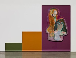 Mike Kelley, Untitled, 2008–09. Acrylic on wood panels, 94 × 131 ¼ inches (238.8 × 333.4 cm)
