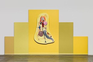 Mike Kelley, Untitled, 2008–08. Acrylic on wood panels, 100 × 184 ¼ inches (254 × 468 cm)