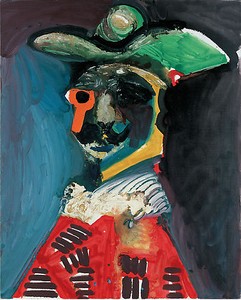 Pablo Picasso, Buste, 1970. Oil on canvas, 39 ½ × 32 inches (100 × 81 cm) © 2009 Estate of Pablo Picasso/Artists Rights Society (ARS), New York