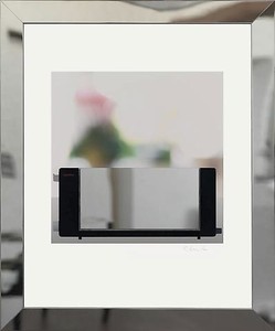 Richard Hamilton, Toaster deluxe 2, 2008. Inkjet, stainless steel, polycarbonate, on Somerset Velvet for Epson paper 505 gsm, GM WaterWhite Museum glass, tulip wood, brass, expanded neoprene, polyethylene, 34 13/16 × 28 ⅞ inches framed (88.5 × 73.3 cm)