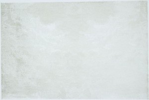 Richard Wright, Untitled (4.2.08), 2008. White gold leaf on paper, 26 ½ × 40 inches (67.4 × 101.7 cm)