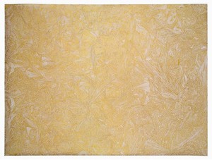 Richard Wright, Untitled (2.3.2009), 2009. Gold leaf on paper, 27 ⅝ × 37 3/16 inches (70 × 94.5 cm)
