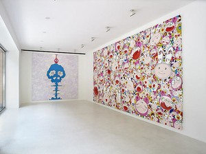Takashi Murakami: New Paintings. Installation view © Takashi Murakami/Kaikai Kiki Co., Ltd. All Rights Reserved.