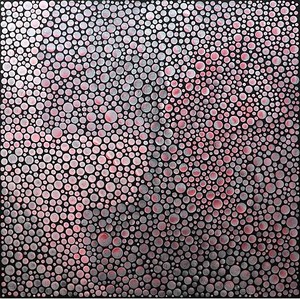Yayoi Kusama, COSMIC SPACE(TWBBAA), 2008. Acrylic on canvas, 51 ¼ × 51 ¼ inches (130.3 × 130.3 cm)