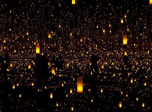 Yayoi Kusama, Aftermath of Obliteration of Eternity, 2009 (view 4). Mixed media installation, 163 ½ × 163 ½ × 113 ¼ inches (415 × 415 × 287.4 cm), edition of 3