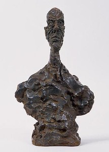 Alberto Giacometti, Buste d’homme, 1961. Bronze, height: 18 inches (45.7 cm) © Succession Alberto Giacometti (Fondation Giacometti + ADAGP), Paris 2010