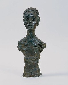 Alberto Giacometti, Buste d’Annette X, 1965. Bronze, 17 ¼ × 7 ¼ × 5 ½ inches (43.9 × 18.4 × 13.7 cm) © Succession Alberto Giacometti (Fondation Giacometti + ADAGP), Paris 2010