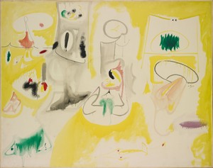 Arshile Gorky, Pastoral, 1947. Oil on canvas, 44 × 56 ¾ inches (111.8 × 142.2 cm)