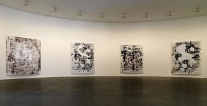 Christopher Wool. Installation view, photo by Matteo Piazza