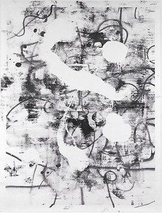 Christopher Wool, Untitled, 2010. Silkscreen ink on linen, 126 × 96 inches (320 × 243.8 cm)