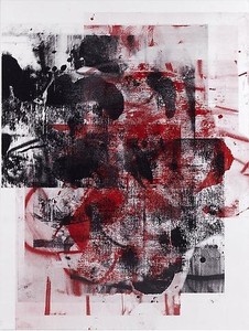 Christopher Wool, Untitled, 2009. Silkscreen ink on linen, 96 × 72 inches (243.8 × 182.9 cm)