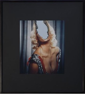 Douglas Gordon, Self-Portrait of You + Me (Jayne Mansfield), 2007 Smoke, wax, and mirror, framed: 41 ½ × 36 ½ inches (105.4 × 92.7 cm)© studio lost but found/VG Bild-Kunst, Bonn 2010