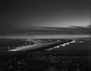 Florian Maier-Aichen, One Day at Spiral Jetty, 2009. Gelatin silver print, framed: 9 ½ × 12 inches (24.1 × 30.5 cm), edition of 6