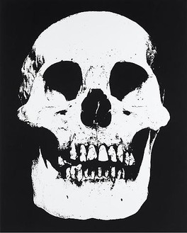 Damien Hirst, Botulinum, 2010 UV ink and charcoal on canvas, 72 × 57 ½ inches (183 × 146 cm)© Damien Hirst. All rights reserved, DACS 2010. Photo: Prudence Cuming Associates