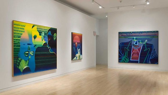 Ed Paschke, Curated by Jeff Koons Installation view, photo by Rob McKeever