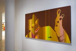 Ed Paschke, Curated by Jeff Koons. Installation view, photo by Rob McKeever