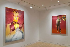 Ed Paschke, Curated by Jeff Koons. Installation view, photo by Rob McKeever