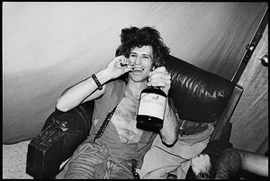 Jean Pigozzi, Keith Richards, Meadowlands Arena, New Jersey, USA, 1981, 1981. Archival pigment print, 11 × 14 inches (27.9 × 35.6 cm), edition of 30