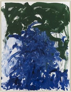 Joan Mitchell, Then, Last Time IV, 1985. Oil on canvas, 102 × 78 ¾ inches (259.1 × 200 cm) © Estate of Joan Mitchell. Courtesy of the Joan Mitchell Foundation