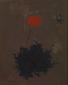 Adolph Gottlieb, “ANTIPODES” (Opposite Ends), 1959. Oil on canvas, 90 × 72 inches (228.6 × 182.9 cm) Photo: Douglas M. Parker Studio