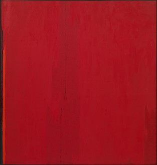 Clyfford Still, 1955-d, Ph-387, 1955 Oil on canvas, 117 ½ × 111 inches (298.4 × 281.9 cm)