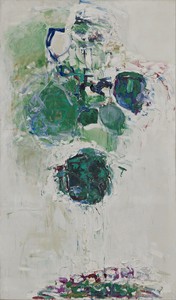 Joan Mitchell, Maple leave forever, 1968. Oil on canvas, 98 ¾ × 58 inches (251 × 147.3 cm) Photo: Douglas M. Parker Studio
