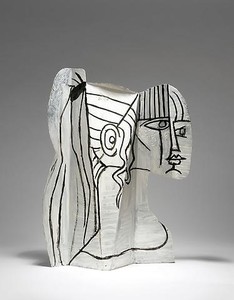 Pablo Picasso, Sylvette, 1954. Metal cutout, bent and painted on both sides, 26 ½ × 19 ¾ × 4 ¼ inches (67 × 50 × 11 cm) © 2010 Estate of Pablo Picasso/Artists Rights Society (ARS), New York