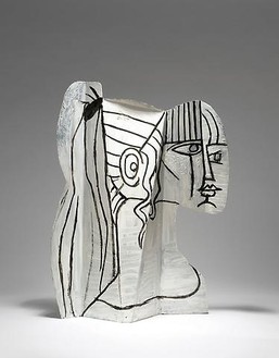 Pablo Picasso, Sylvette, 1954 Metal cutout, bent and painted on both sides, 26 ½ × 19 ¾ × 4 ¼ inches (67 × 50 × 11 cm)© 2010 Estate of Pablo Picasso/Artists Rights Society (ARS), New York