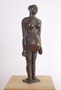 Pablo Picasso, La femme enceinte I, 1950. Bronze, 41 × 8 ¾ × 12 ½ inches (104 × 22 × 32 cm), edition of 6 © 2010 Estate of Pablo Picasso/Artists Rights Society (ARS), New York