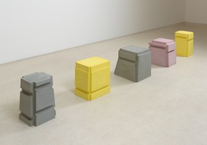 Rachel Whiteread, Untitled, 2010. Mixed media, in 5 parts, overall dimensions variable © Rachel Whiteread